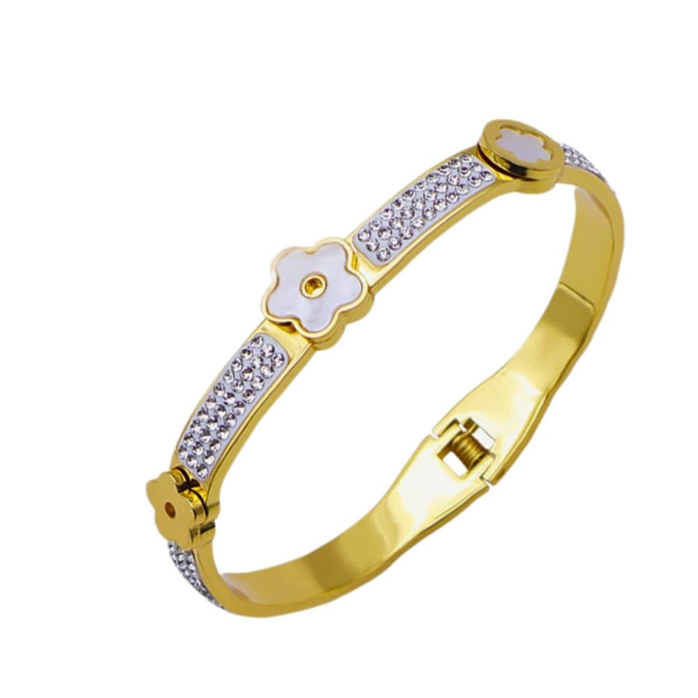 Ivory Clover Bracelet