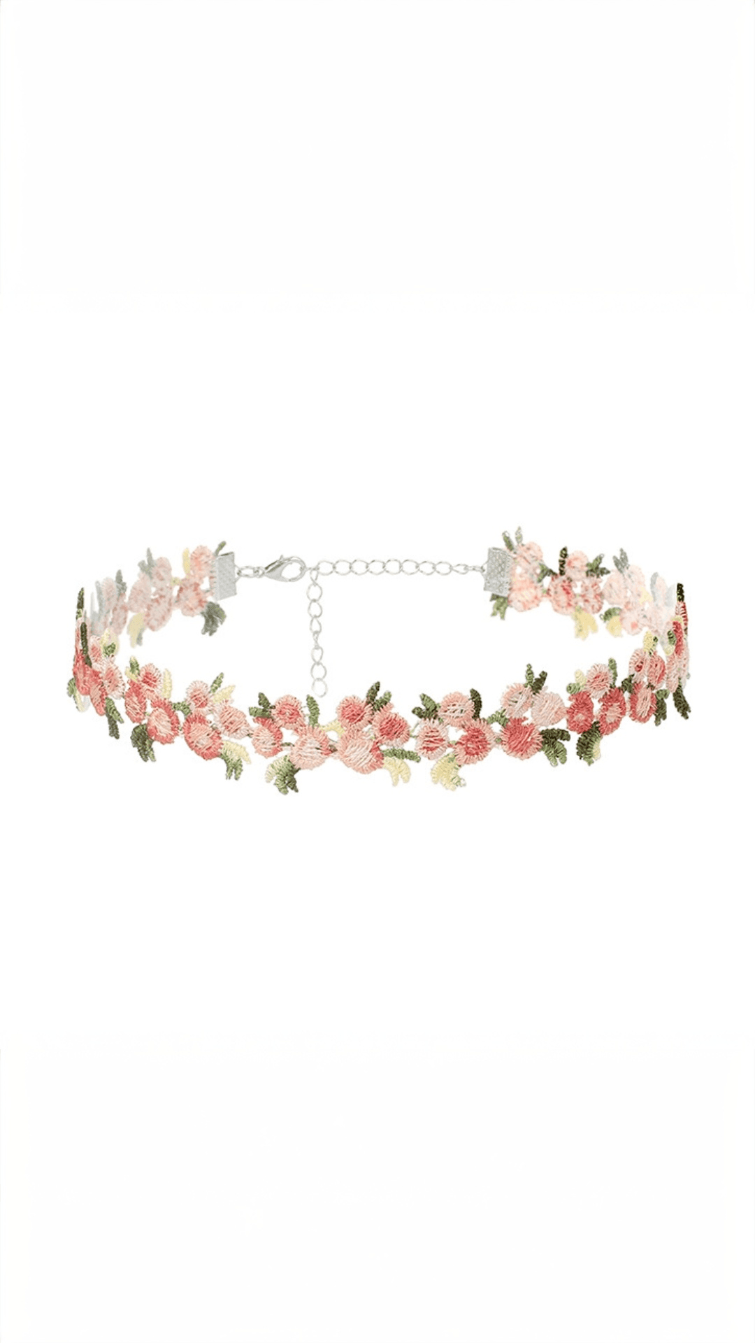 Suhira Blush Bloom Floral Choker