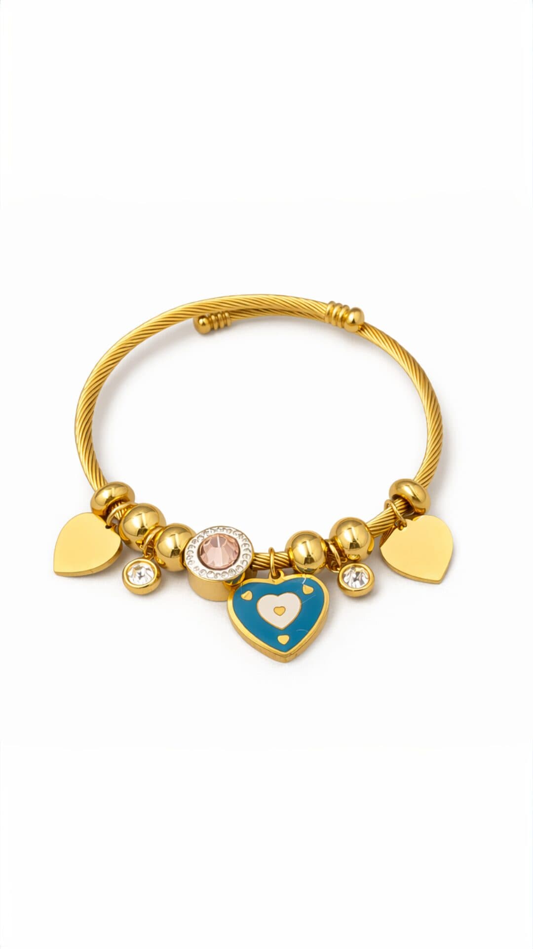 Suhira Ocean Heart Charm Bracelet