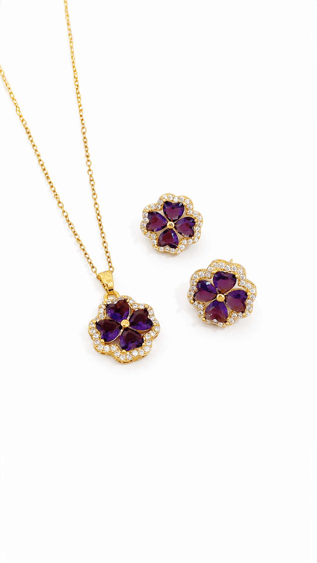 Suhira Royal Bloom Pendant Set